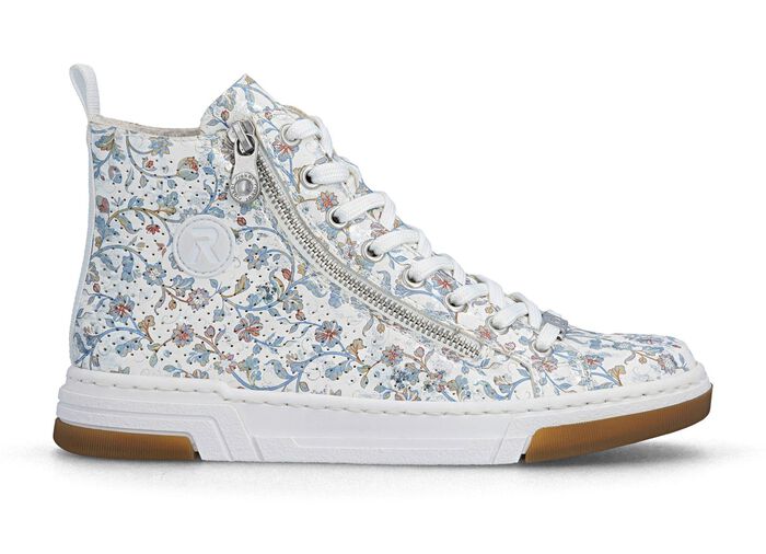 Rieker, modieuze dameslaarzen, breedte G, met uitneembaar voetbed 